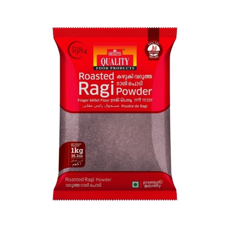 QUALITY FOODS Roasted Ragi Powder 1kg
